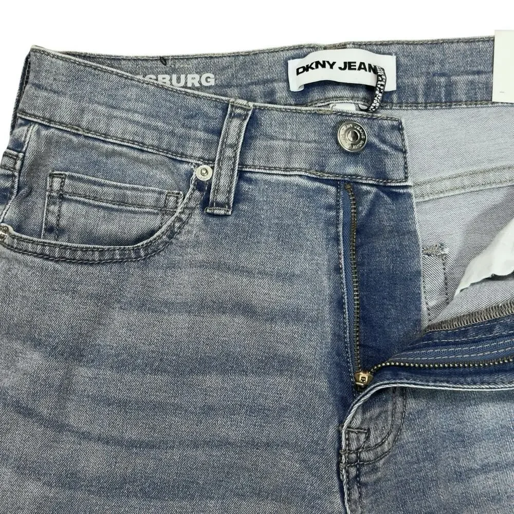 NWT Womens DKNY Sz 26 Jeans Williamsburg High Rise Flare Crop 25” Inseam NEW $79 - Picture 2 of 14